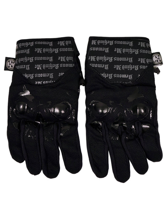 NEW! Big Skull Padded Riding Gloves