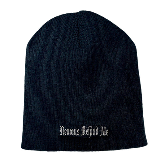 Semicolon Black Beanie