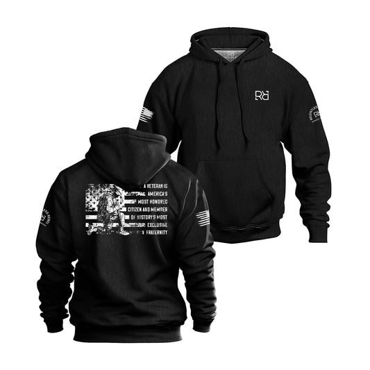 A Veteran... B&W | Men's Hoodie