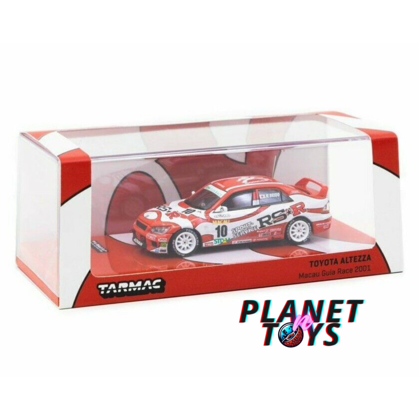Tarmac Works 1:64 Toyota Altezza Macau Guia Race 2001 Manabu Orido