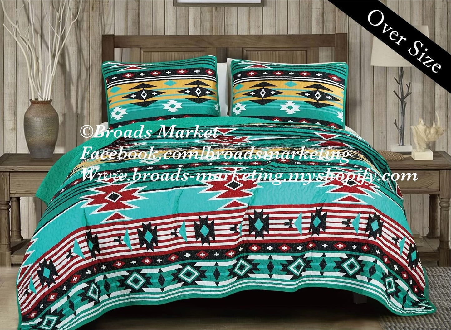 Southwestern Matthew 3 Pc. Bedding Set - QUEEN/KING