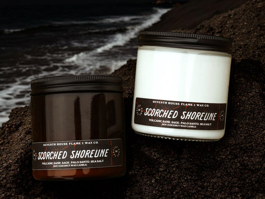 SCORCHED SHORELINE - Volcanic Sands, Sage & Sea Salt