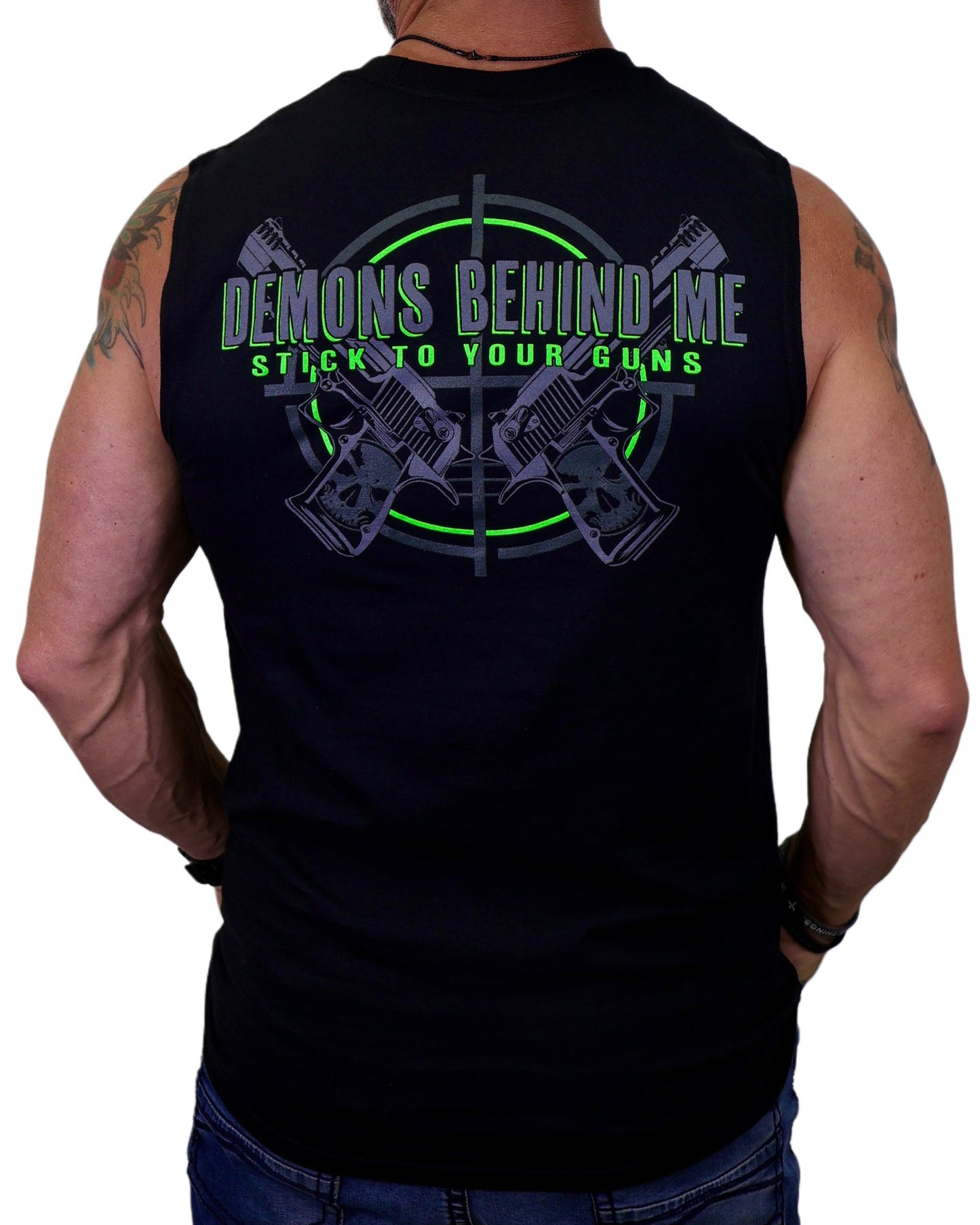 NEW "Hand Cannon" Cut-off Tee