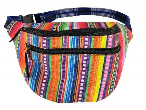 Hip Pack (Fanny Pack) Bag with Serape Print design