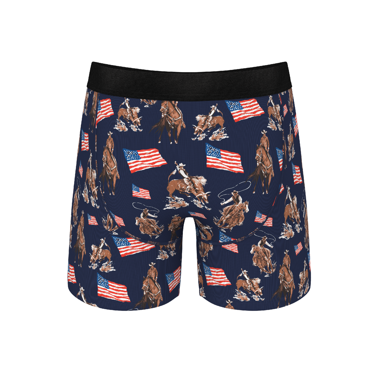 The Bootstraps & Chaps | Americana Cowboy Ball Hammock® Pouch Underwear With Fly