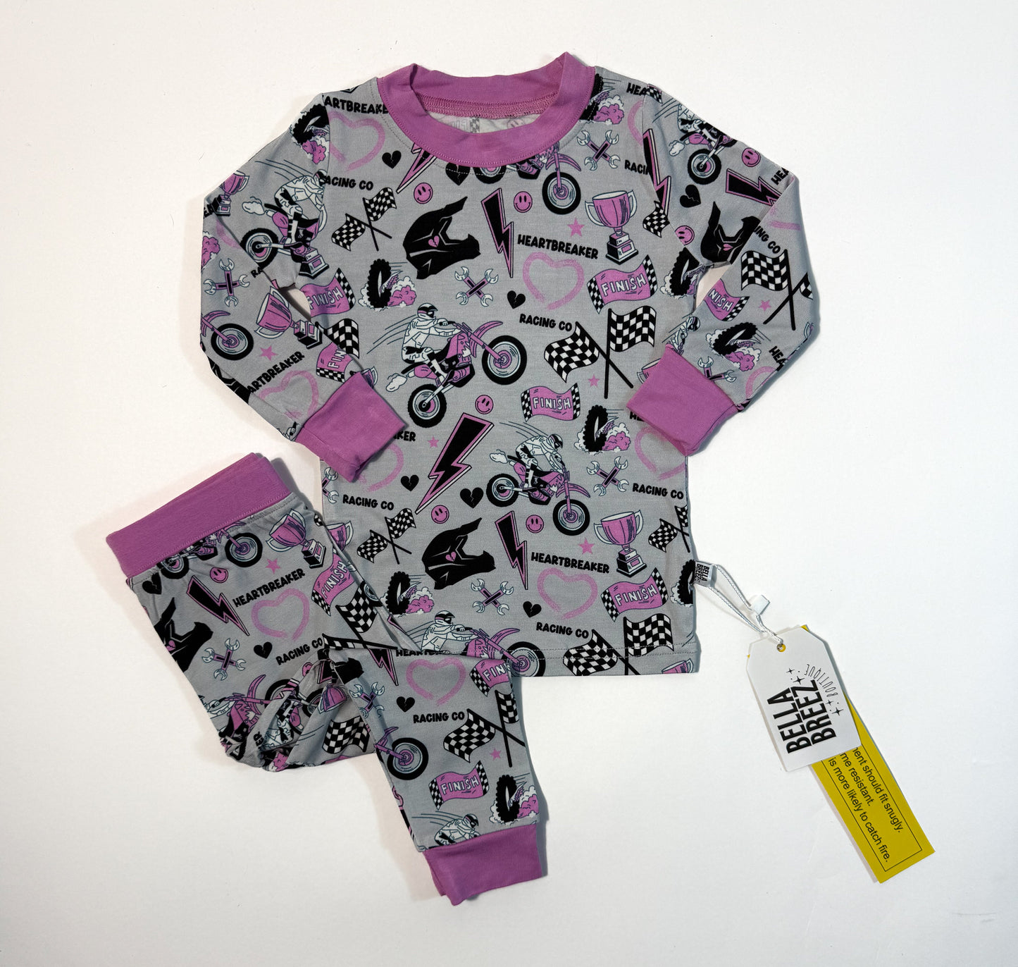 PINK Heartbreaker Racing Co Bamboo Set (FINAL SALE)