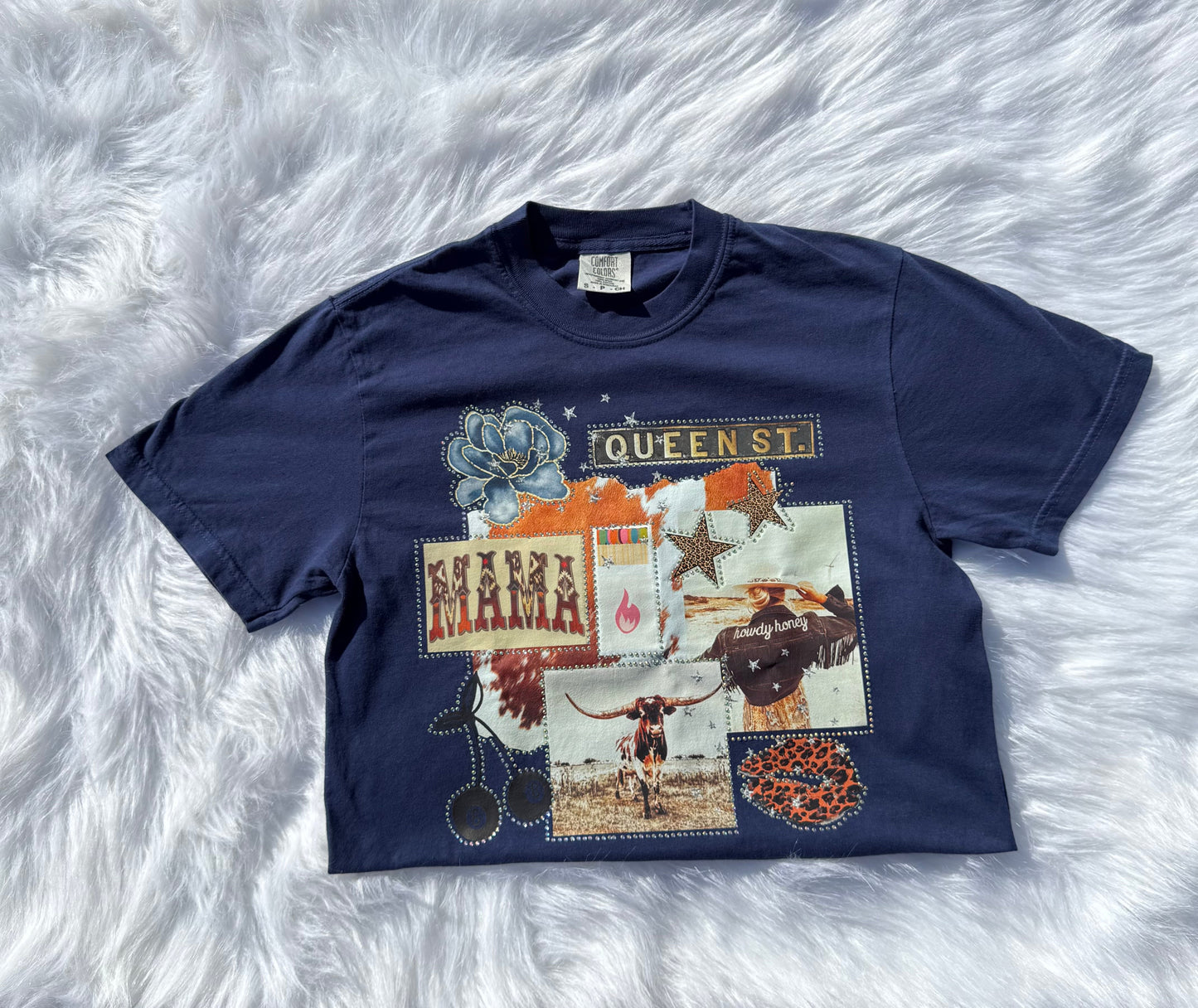 Queen St. bedazzled tee