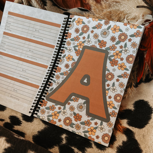 Address Book - Wildflower Cover