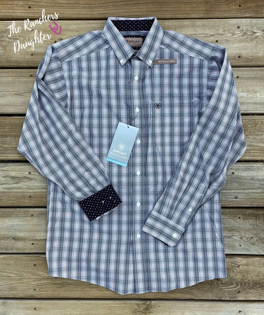 Ariat Men's Wrinkle Free Vahn Classic Fit Shirt