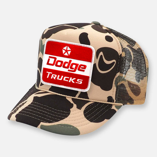 DODGE TRUCKS CURVED BILL PATCH HAT