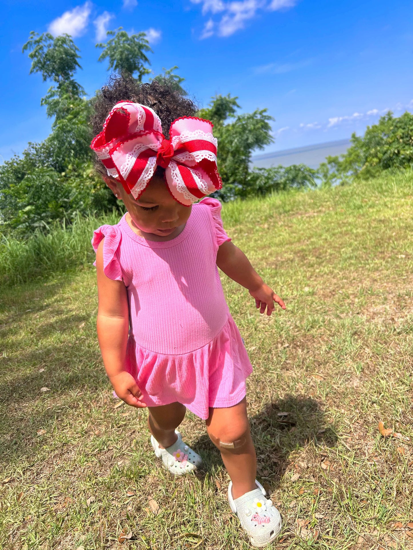 Ballerina Pink Bamboo Skirted Romper