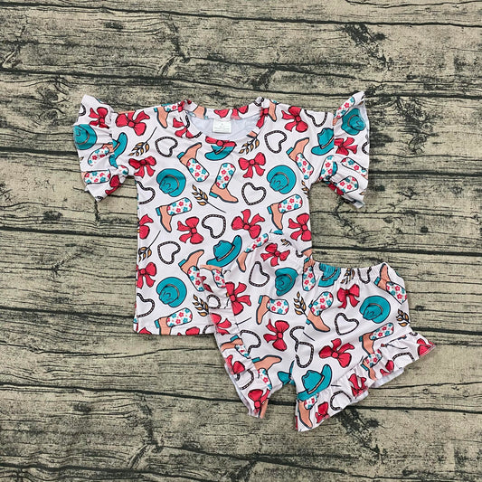 Howdy USA ruffle top set