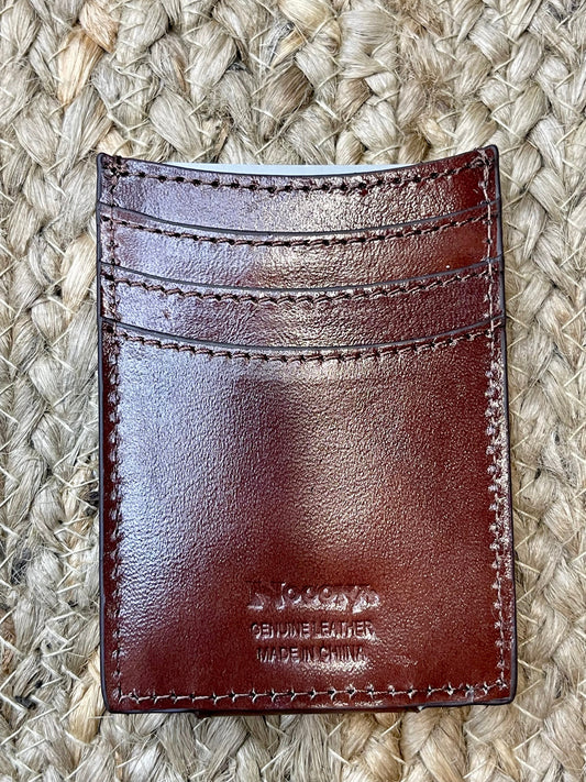 Floral Red Money Clip Wallet