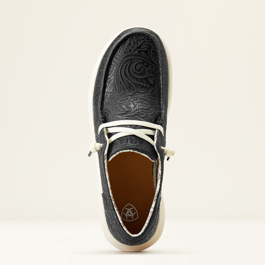 Womens Ariat Hilo- Black floral Emboss