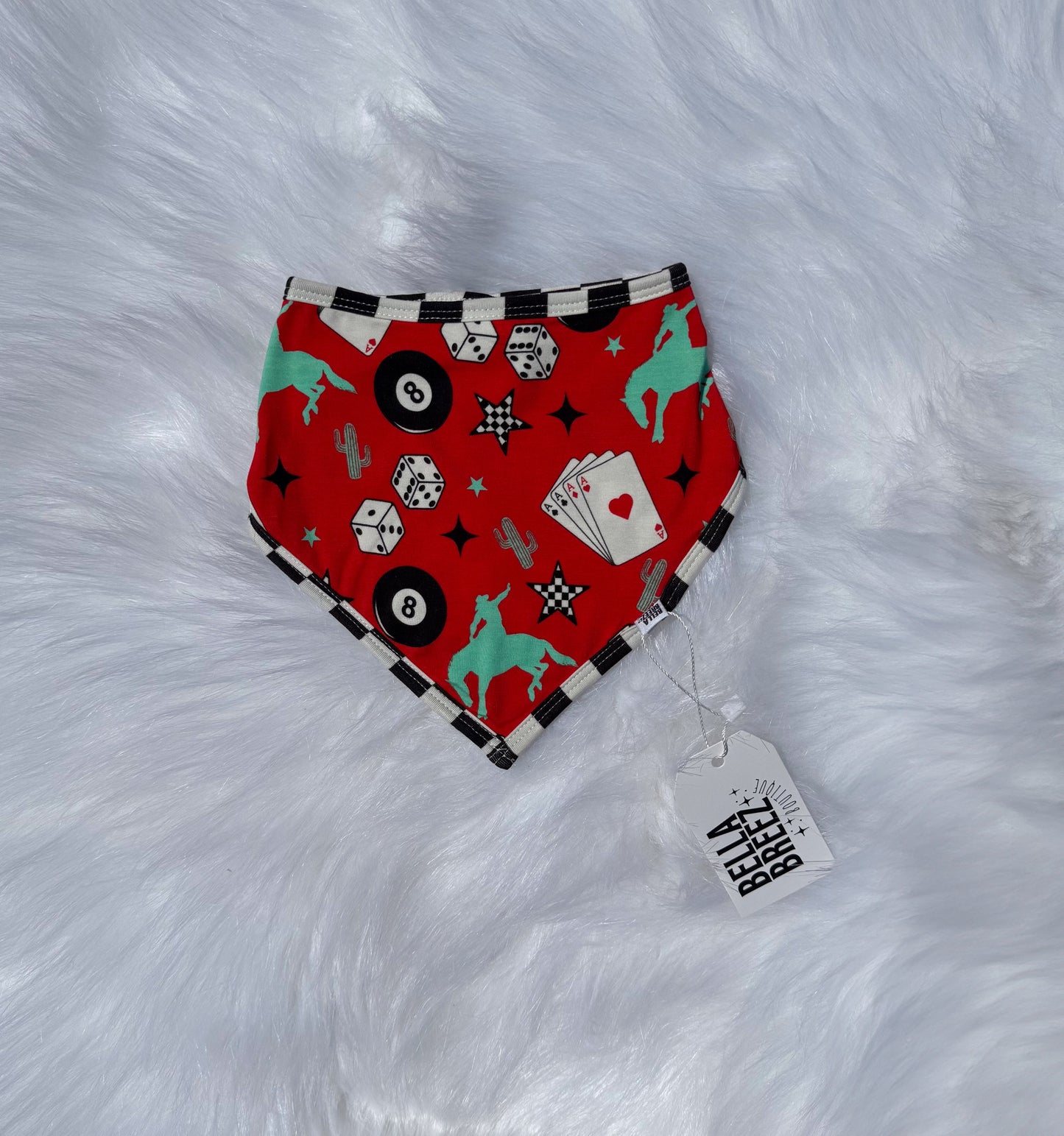 Luck Of The Draw Bamboo Bib