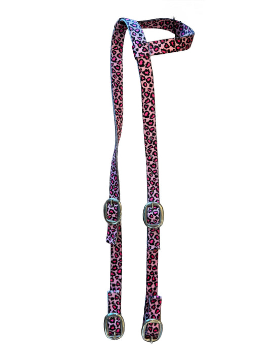 Catty Cowgirl Nylon One Ear Headstall & Breast Collar Tack Set