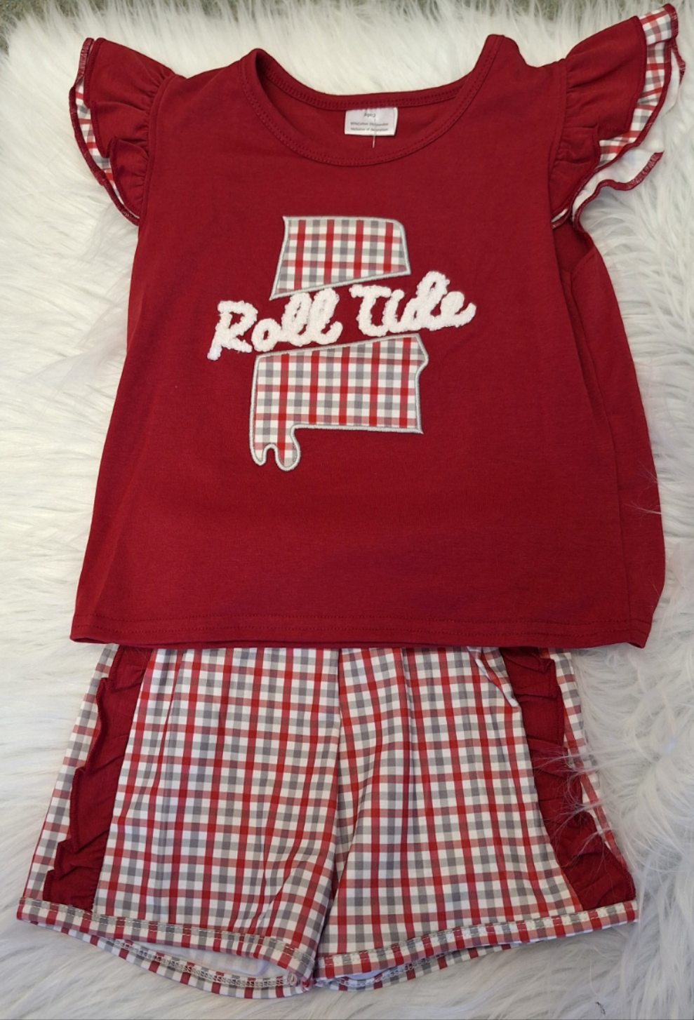 2 PCS Alabama Short Set