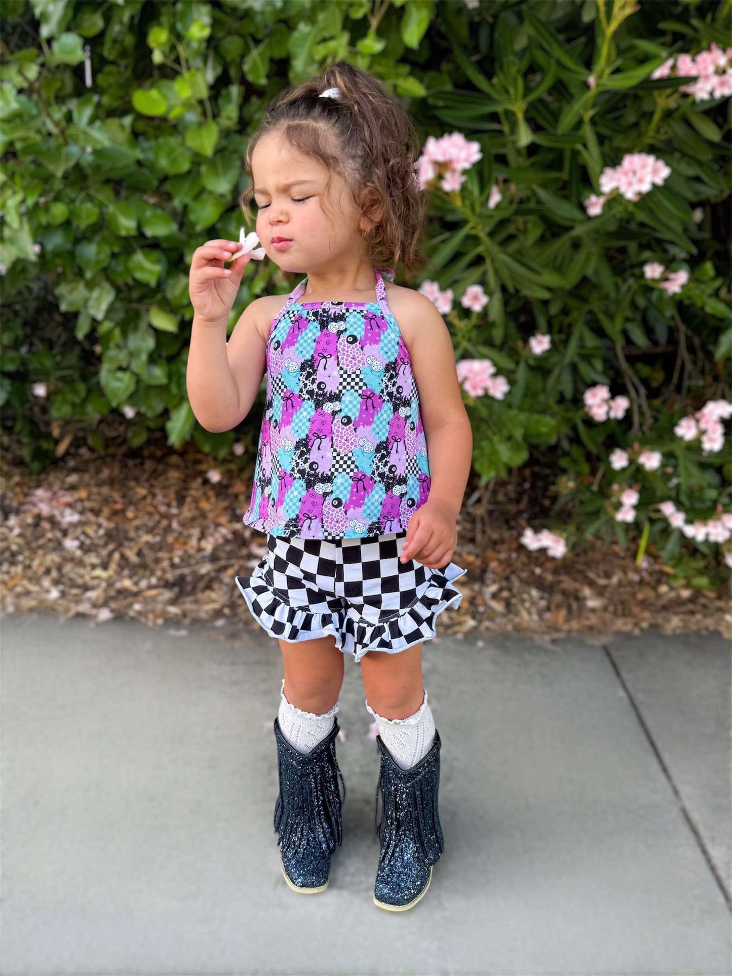 Dicey Darling Swing Top (FINAL SALE)