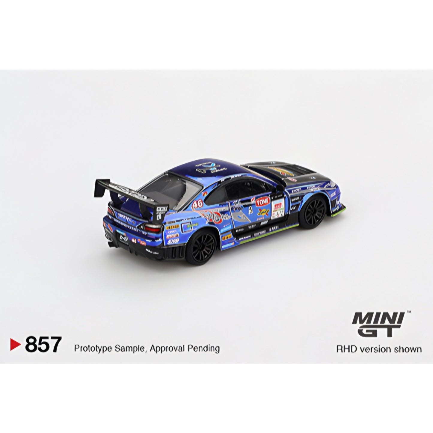 Mini GT 1:64 Nissan Silvia (S15) D-MAX Racing #46 2023 D1 Grand Prix #857