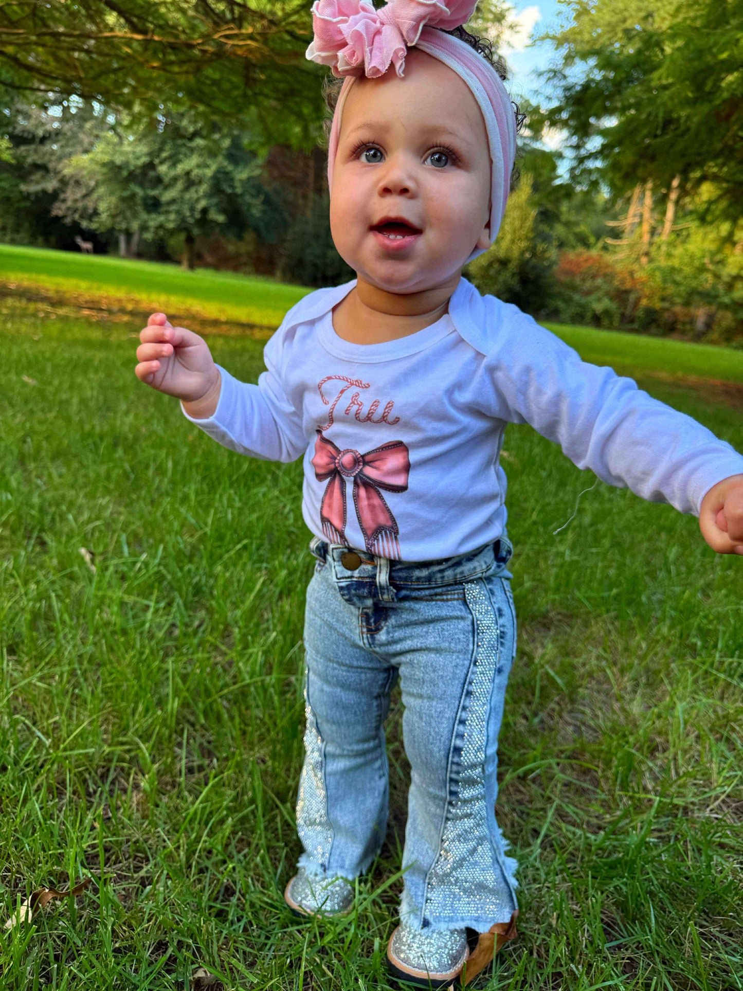 Bedazzled Denim Flares