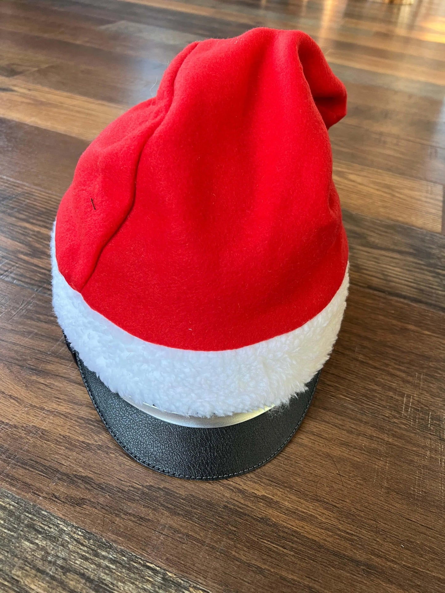 Helmet Sized Santa Hat