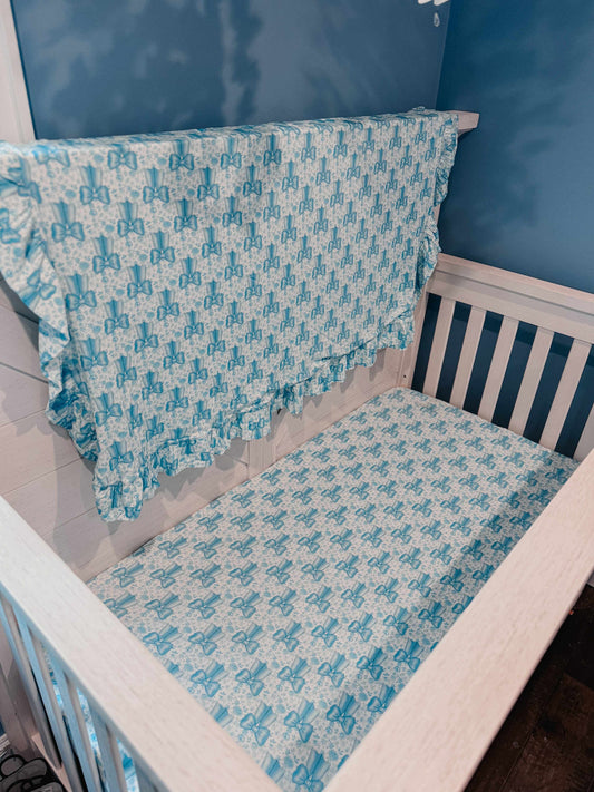 Blue Ribbon Dreams Bamboo Crib Sheet