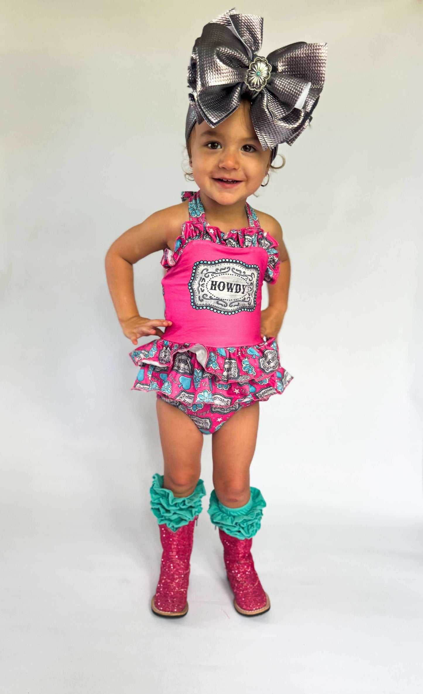 Howdy halter romper/top (FINAL SALE)