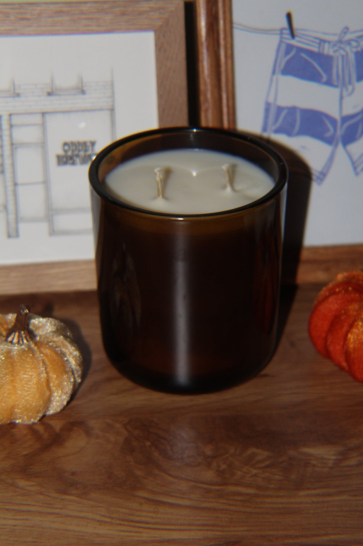 Mahogany Teakwood Soy Candle