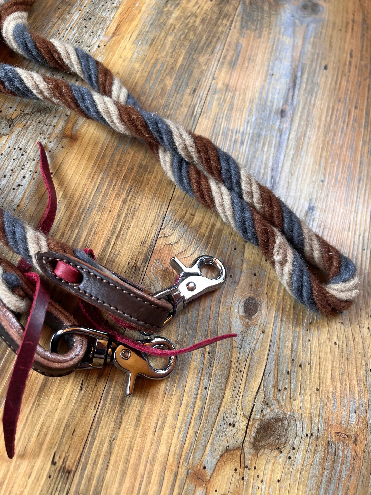 Dust & Denim Mohair Contest Reins - 8 Ft
