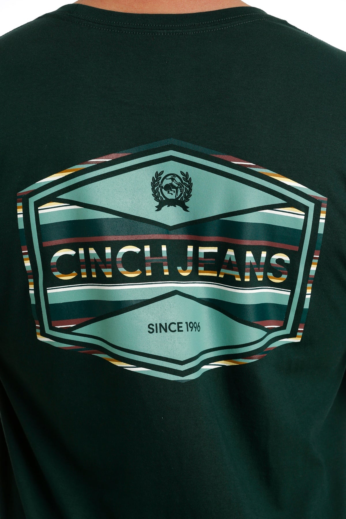 Mens Cinch Tee- Forest/Serape