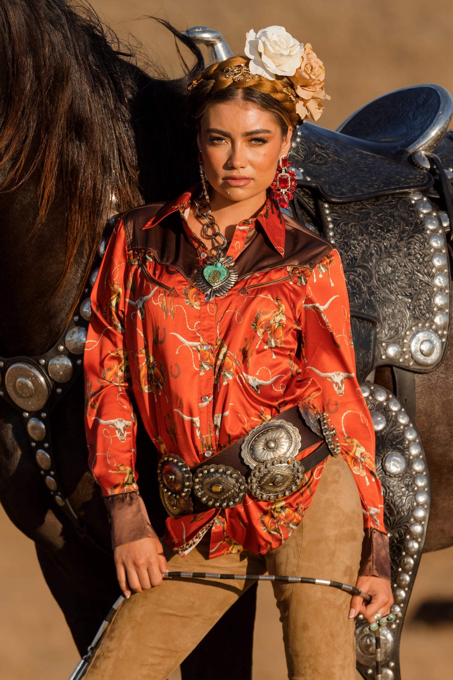 Rodeo Quincy El Rancho Button Up