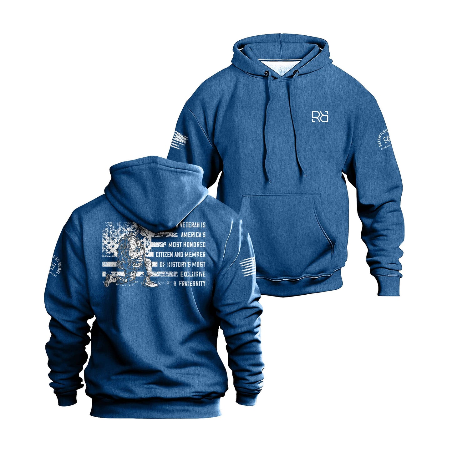 A Veteran... B&W | Men's Hoodie