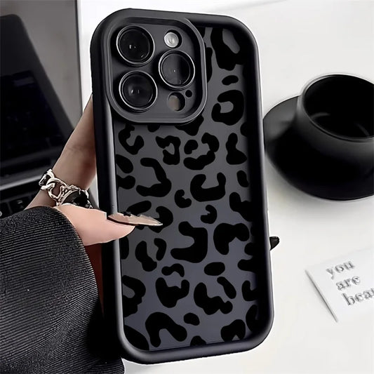 Animal Print Silicone Phone Case For iPhone