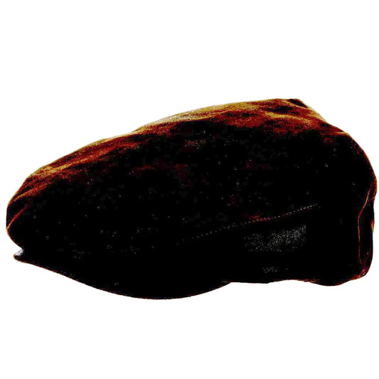 Scala Galway - Leather Flat Cap