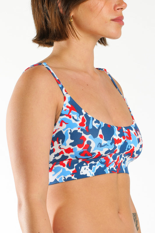 The Grand Finale | USA Camouflage Boob Hammock™ Scoop Bralette