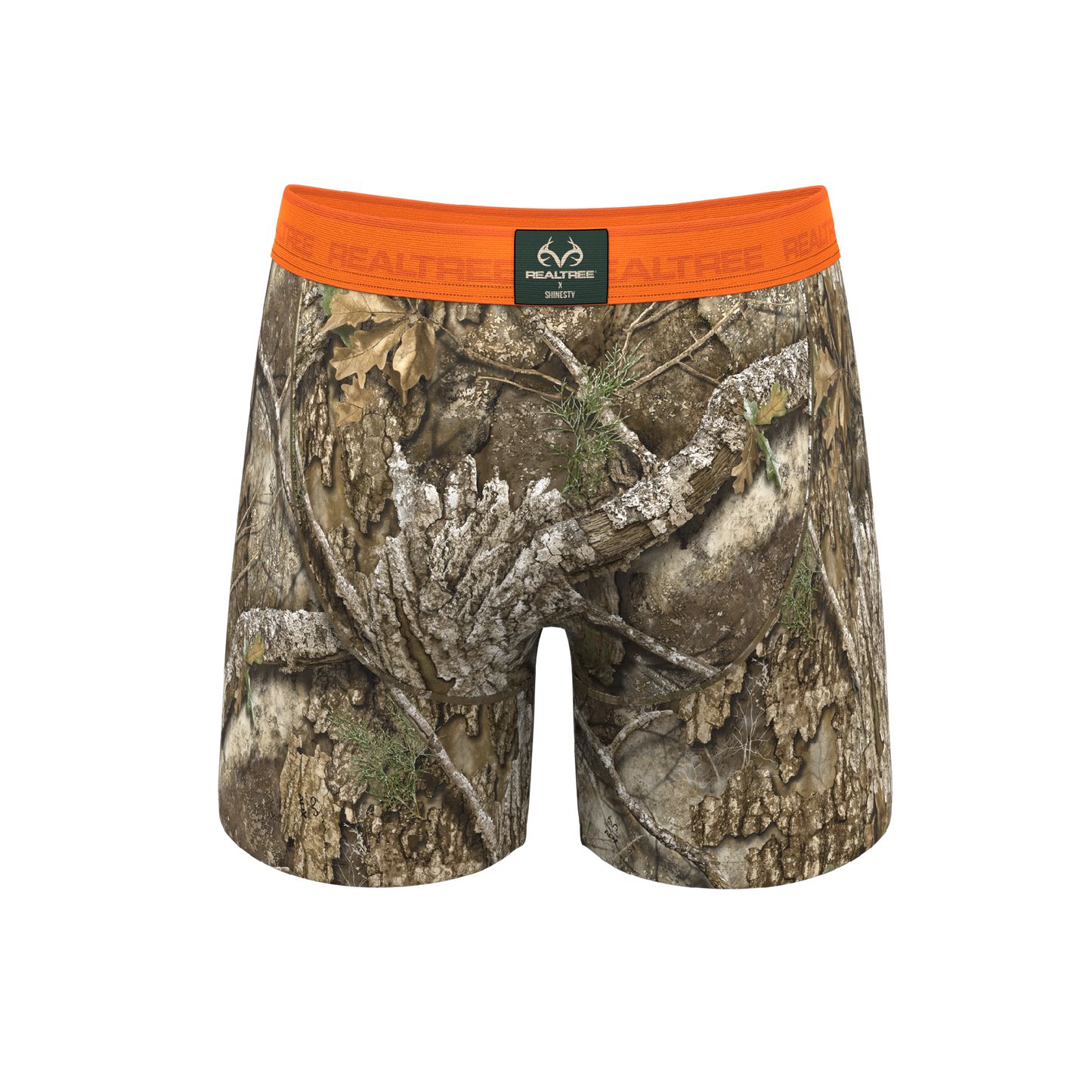 The Wild Game | Realtree x Shinesty Neon Orange Ball Hammock® Pouch Underwear With Fly