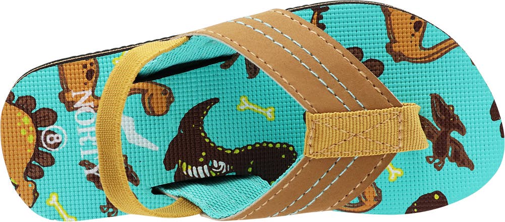 Norty Toddler Flip Flops for Kids Baby Boys Girls Elastic