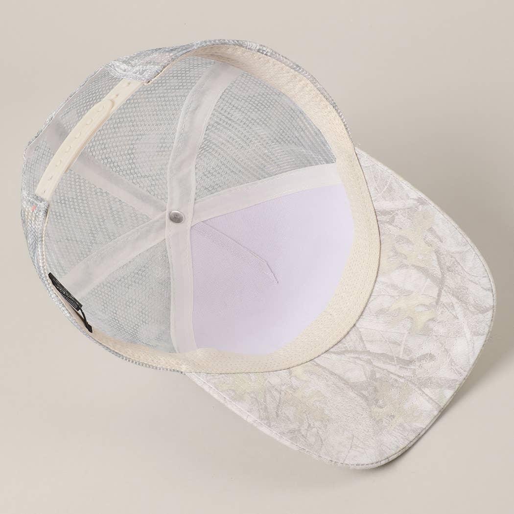 Cowboys Club Embroidered Patch Mesh Cap