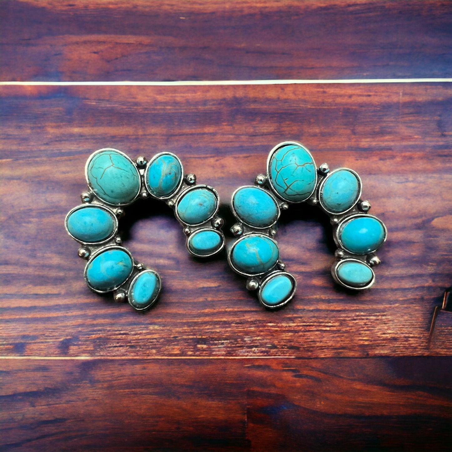 Crescent Moon Squash Earrings