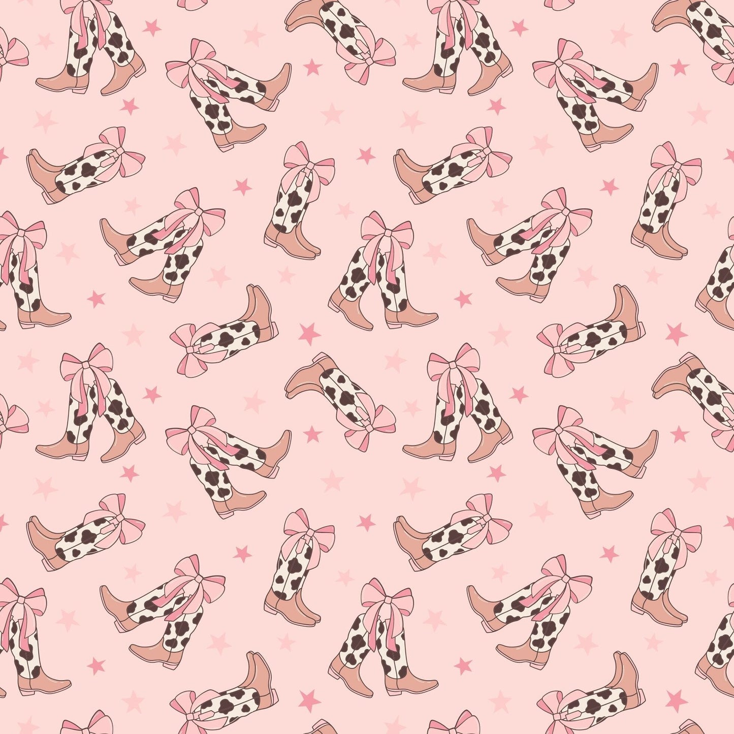 Cowhide Boots Bows Emma's Racerback Dress