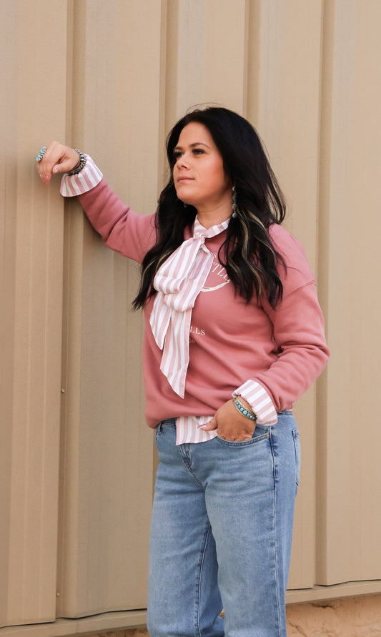 He Owns the Cattle Graphic Sweatshirt