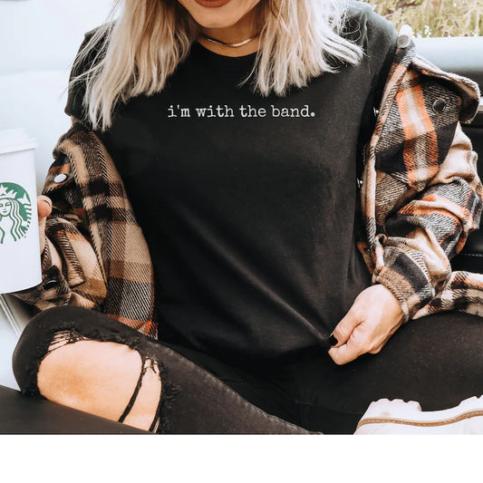 I'M WITH THE BAND Unisex Graphic Tee