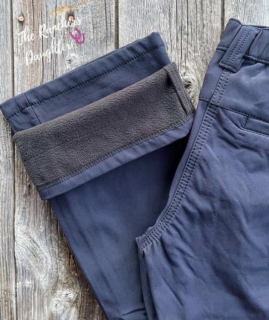 Navy Cowgirl Tuff Work Hard Play Hard