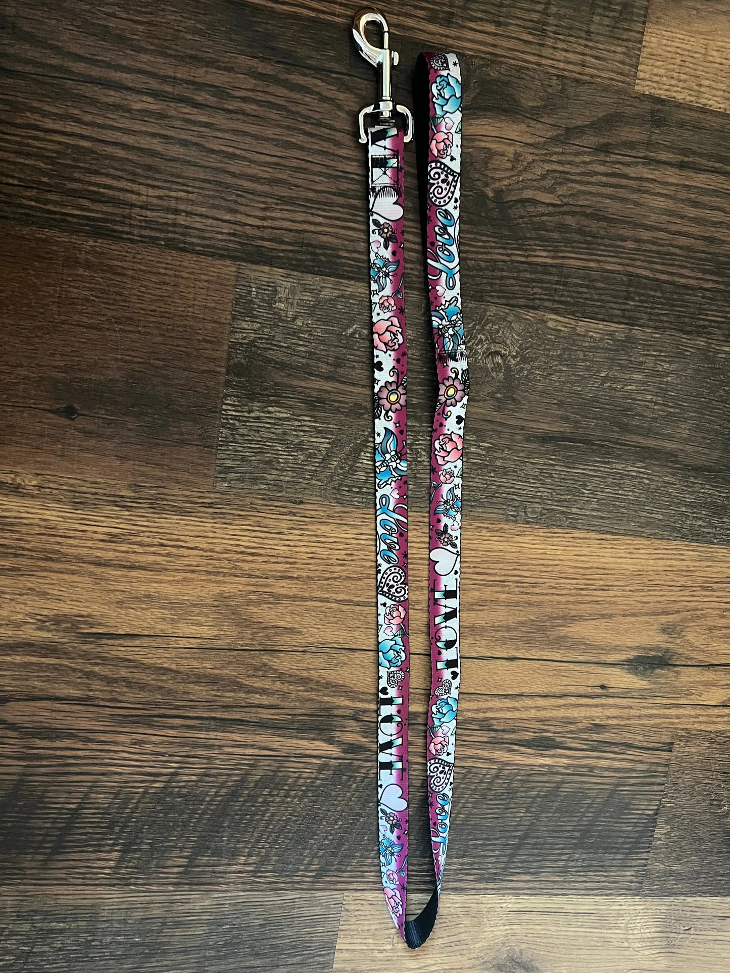 Buckle down Dog Leash - Love Leash 4ft