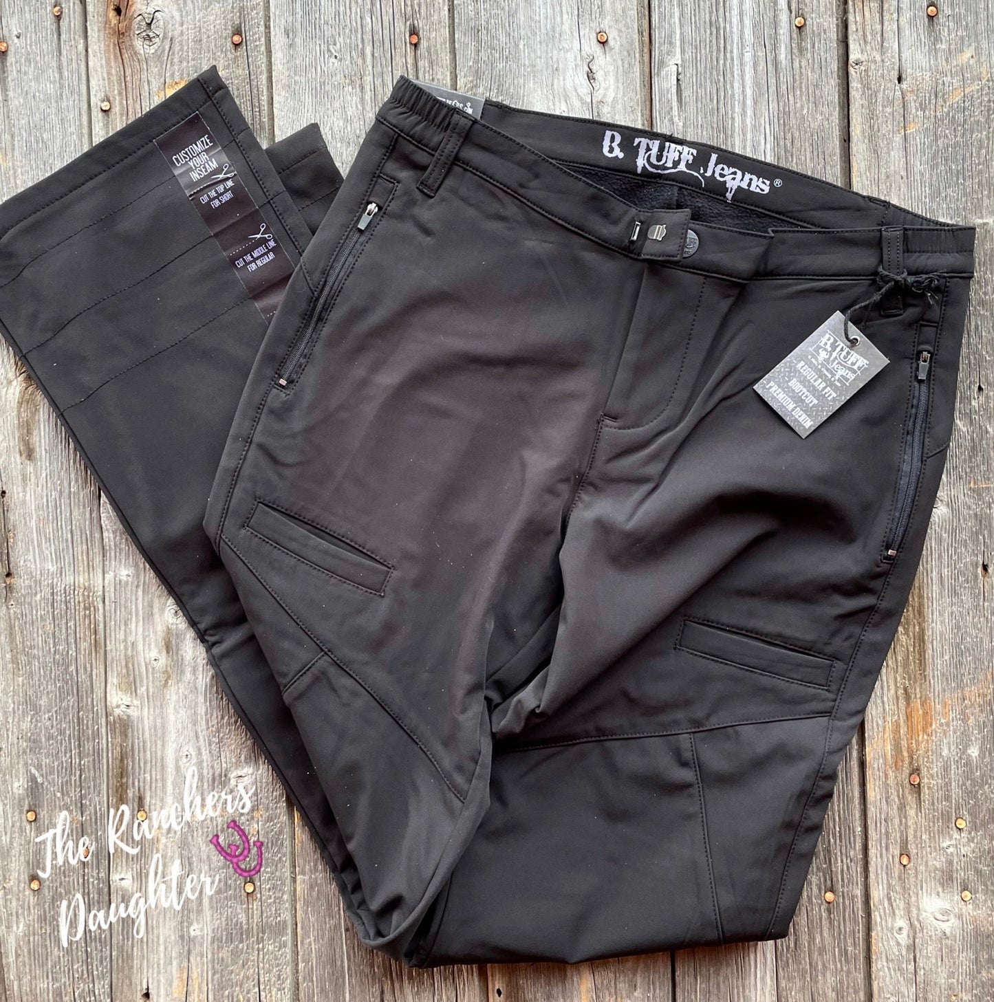 Men’s Black B. Tuff Work Hard Play Hard Pants