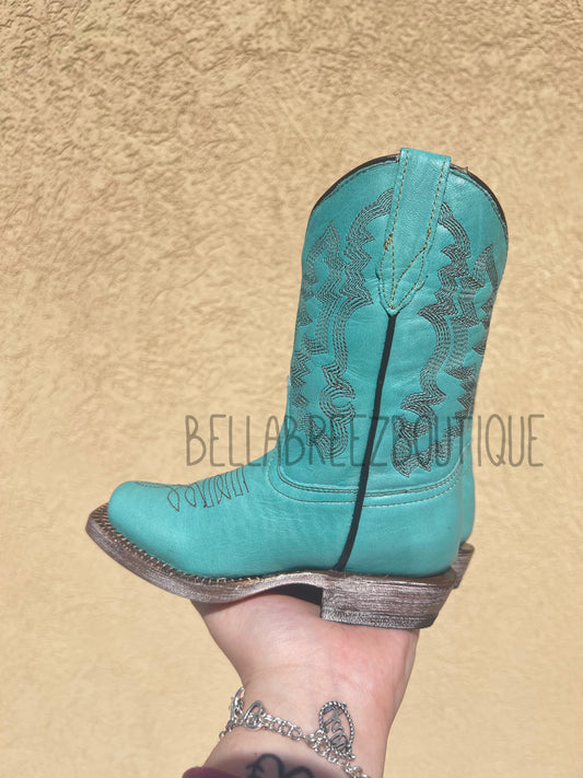 Turquoise Boots