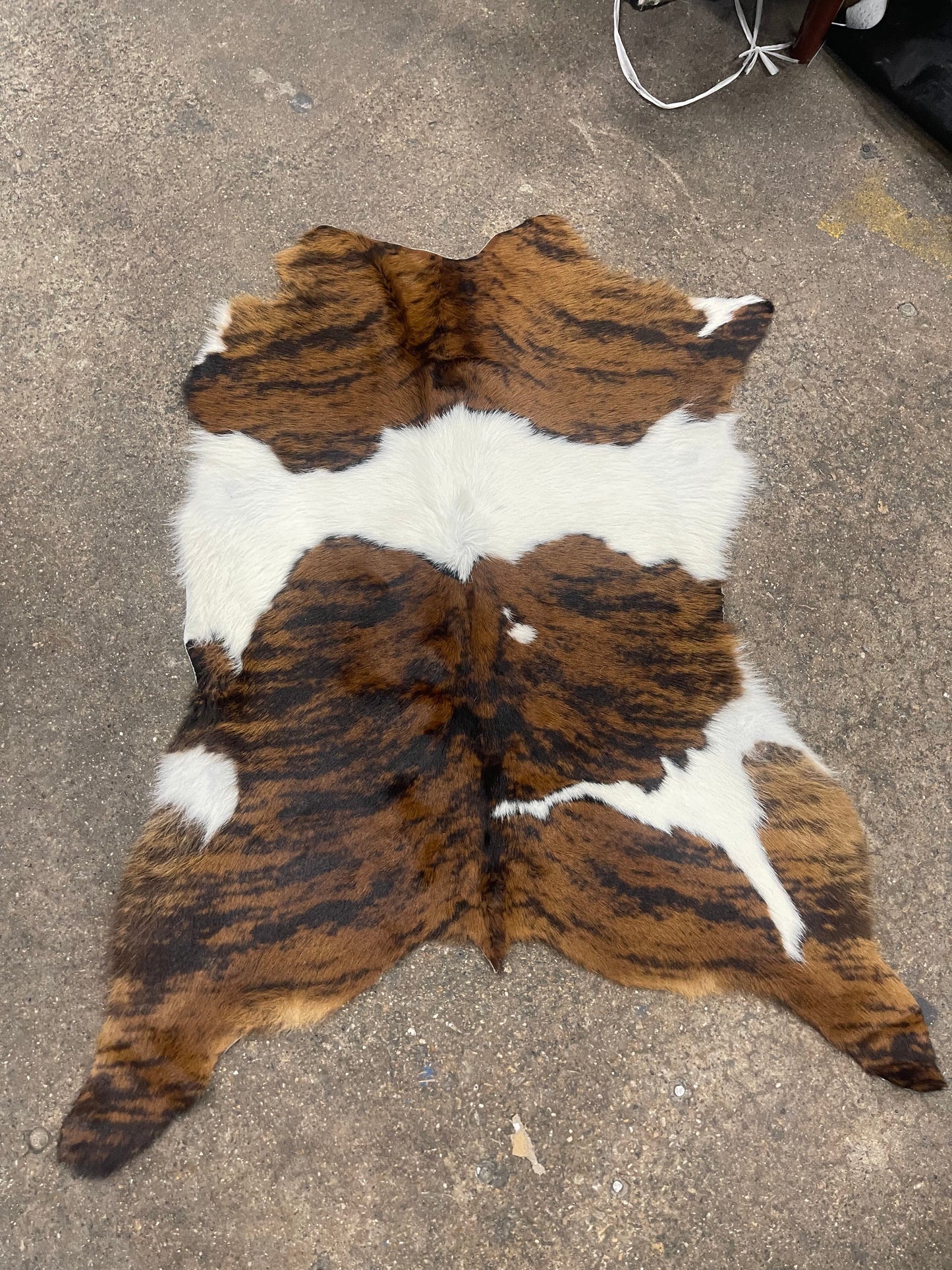 Tricolor Brindle Calf Cowhide Rugs