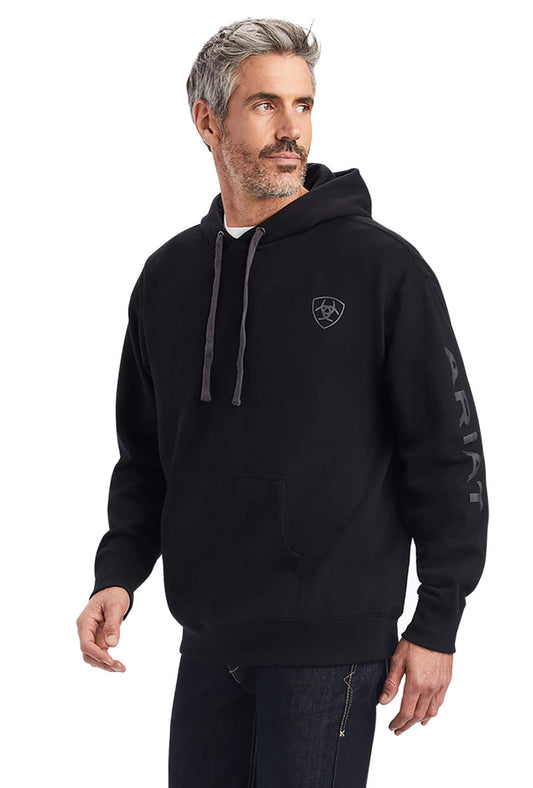 Ariat Men’s Black Logo Hoodie