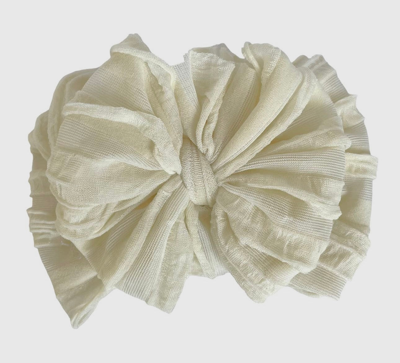 Ivory Ruffled Headband