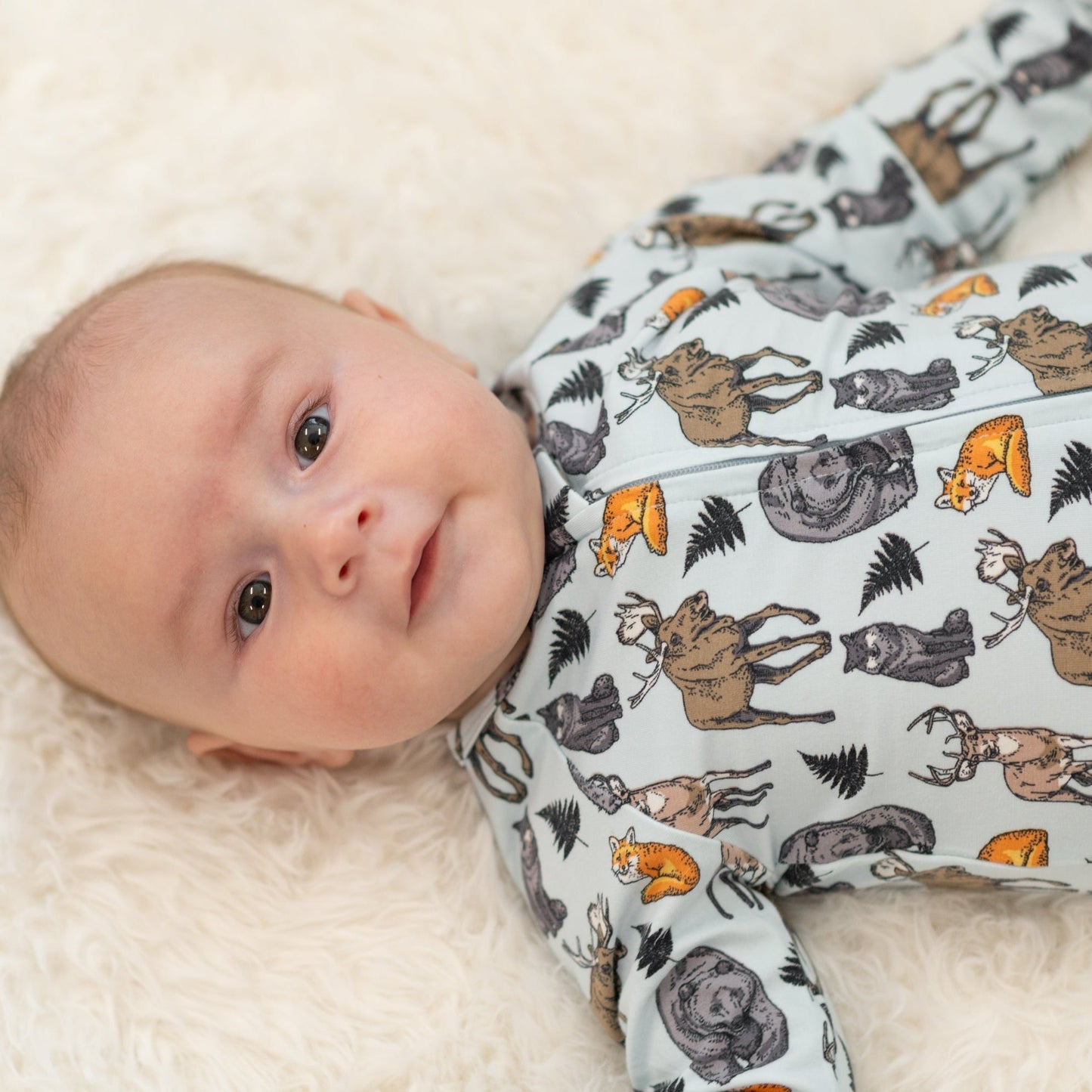 Into the Wild Zipper Footie